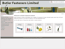Tablet Screenshot of butlerfasteners.co.uk